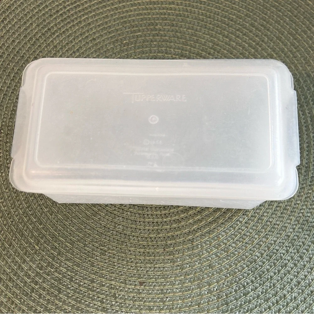 Vintage Marked 1954 Tupperware 1 # Butter Keeper with Lid Sheer 72-2 & 73-2 Read
